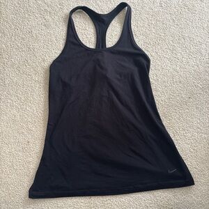 Nike Women's Sleek Black Racerback Tank